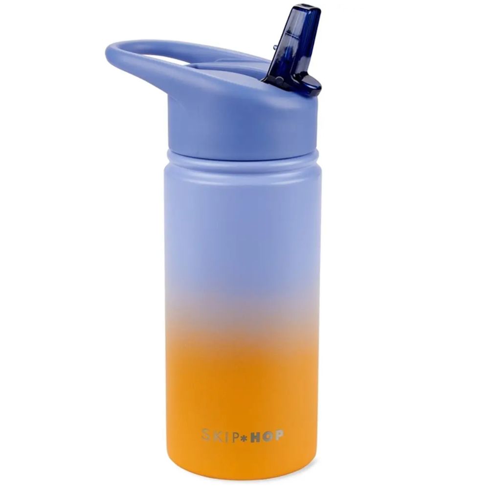 Thermoflasche mit Mundstück 450ml - Ombre Blue Wander
