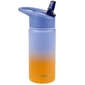 Thermoflasche mit Mundstück 450ml - Ombre Blue Wander