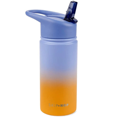 Thermoflasche mit Mundstück 450ml - Ombre Blue Wander