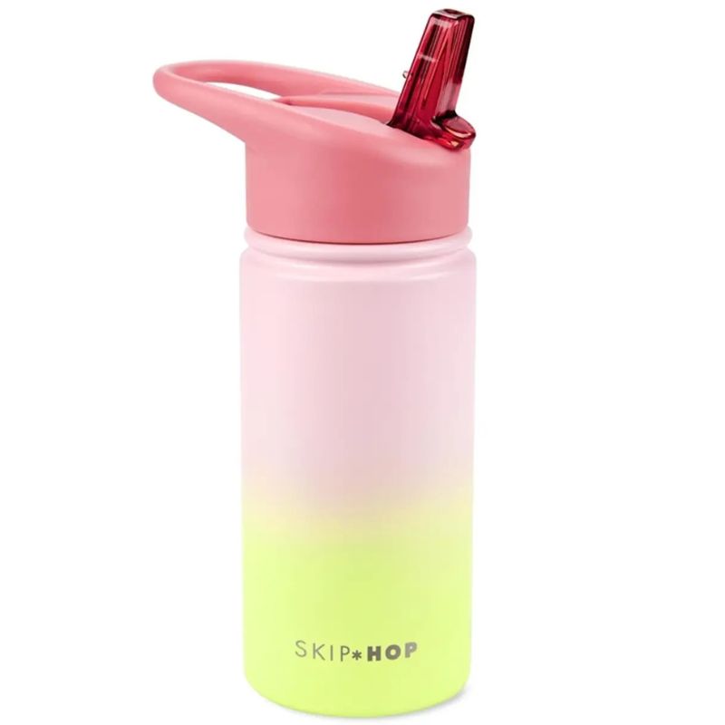 Thermoflasche mit Mundstück 450ml - Ombre Pink Wander