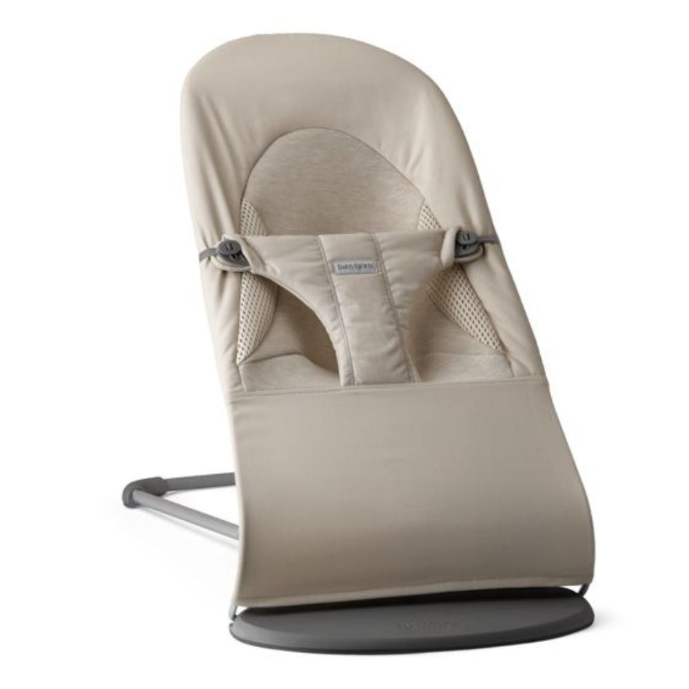 Babywippe BALANCE SOFT WOVEN/JERSEY Tri Fabric – Sandgrau