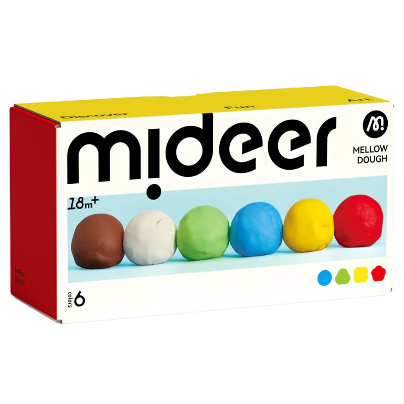 Knetmasse 6 Farben