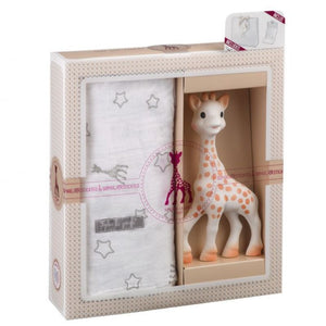 Sophie la girafe Geschenkset mit Tetanwindel