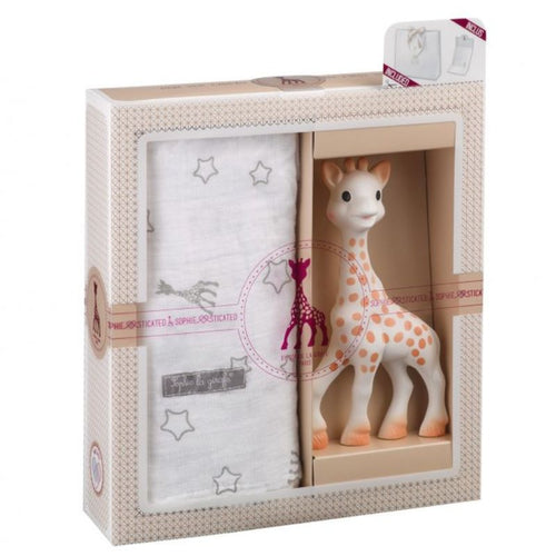 Sophie la girafe Geschenkset mit Tetanwindel