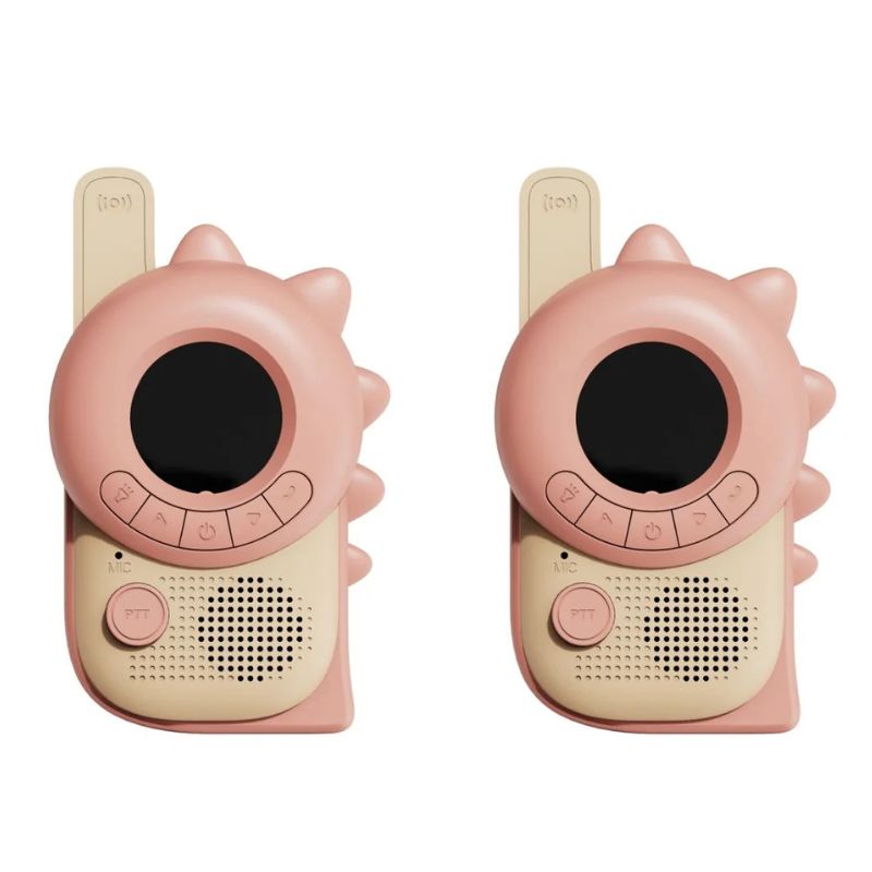 Walkie Talkie für Kinder – Rosa Dinosaurier