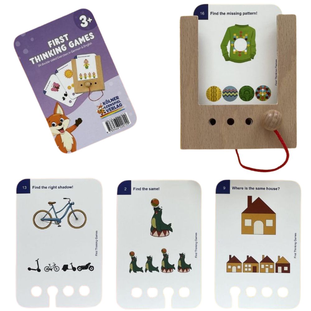Lochkasten Starter-Set – Erste Logikspiele 3 Jahre+