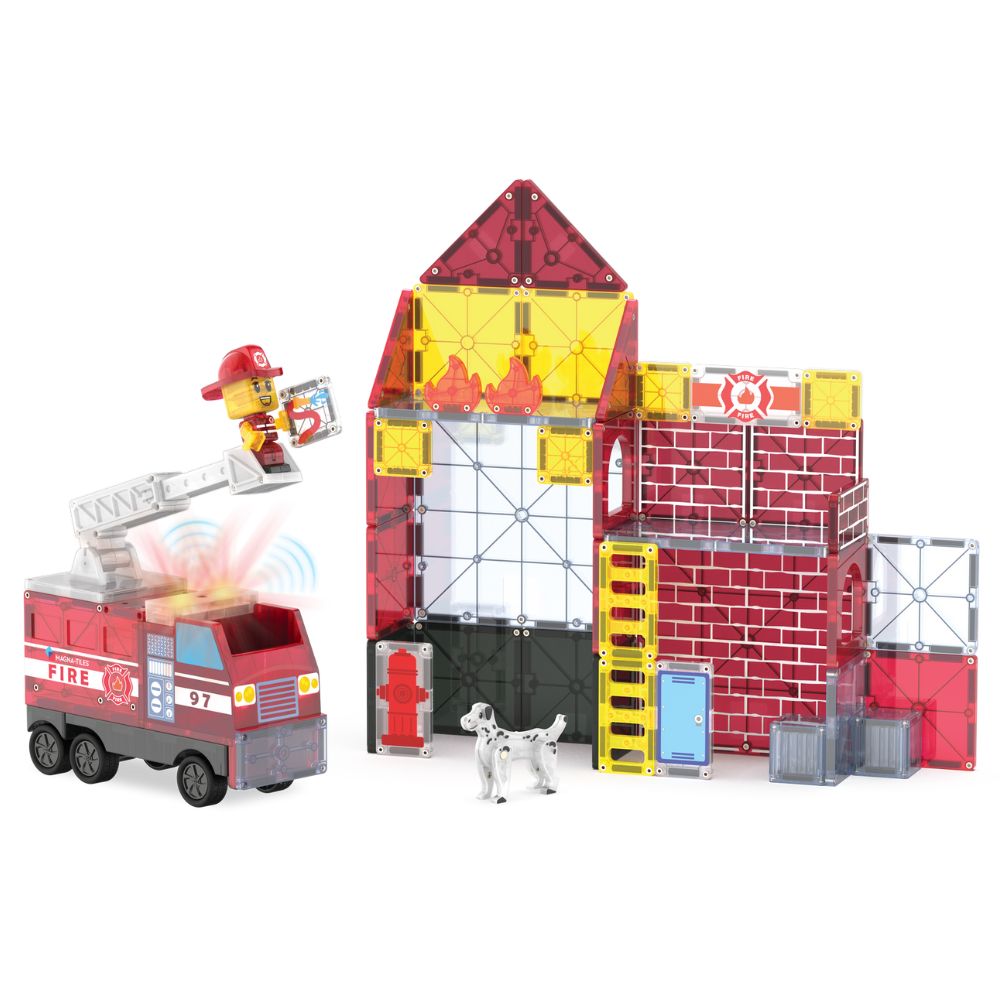 Magnetklötze – Feuerwache, 50 Teile