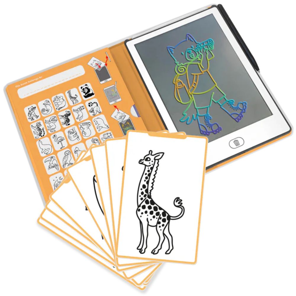 Beleuchtetes Zeichentablett Kidydraw Mini – Tiere