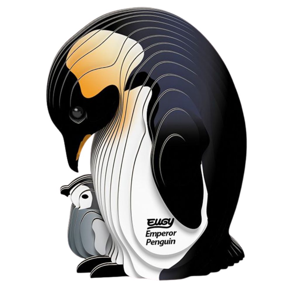 Öko-Puzzle 3D – Kaiserpinguin
