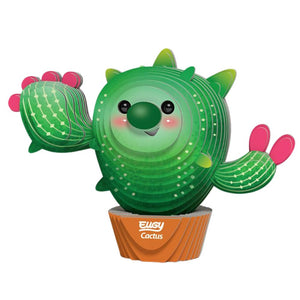 Öko-Puzzle 3D – Blühender Kaktus