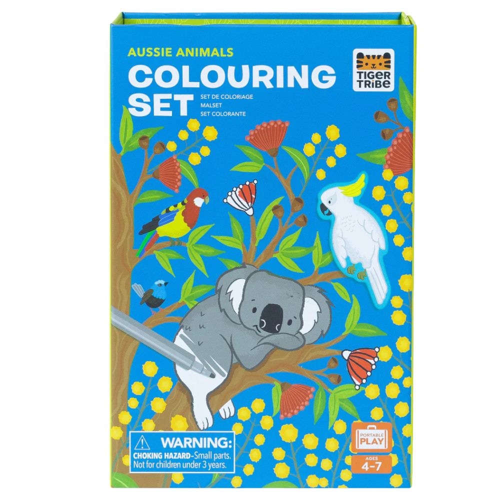Malbuch-Set – Australische Tiere