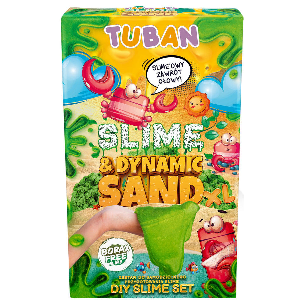 Zestaw DIY - Schleim & Dynamischer Sand XL