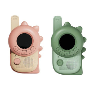 Walkie Talkie für Kinder - Rosa und grüner Dinosaurier