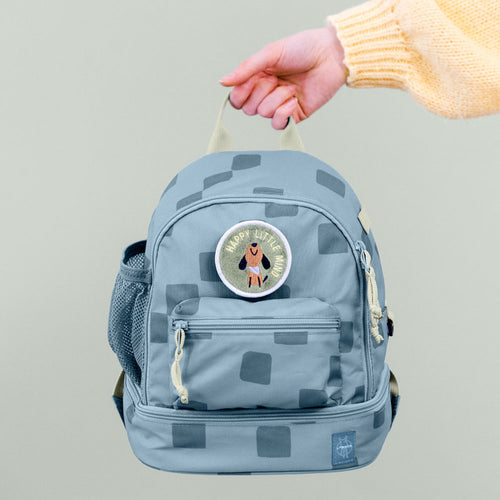 Kindergartenrucksack – Pattern Party Blue