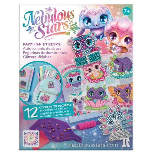 Kreative Aufkleber zum Verzieren mit Kristallen