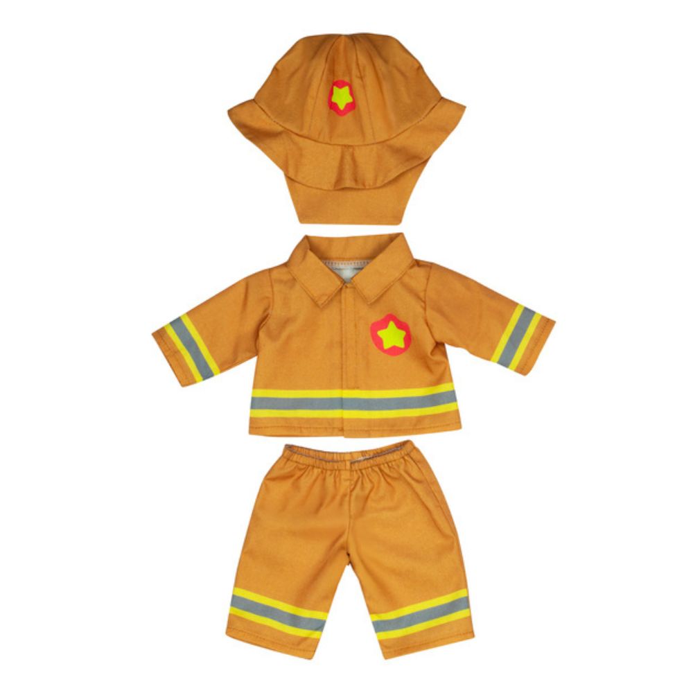 Feuerwehrmann-Kostüm für 38 cm große Puppen