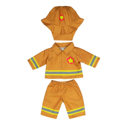 Feuerwehrmann-Kostüm für 38 cm große Puppen