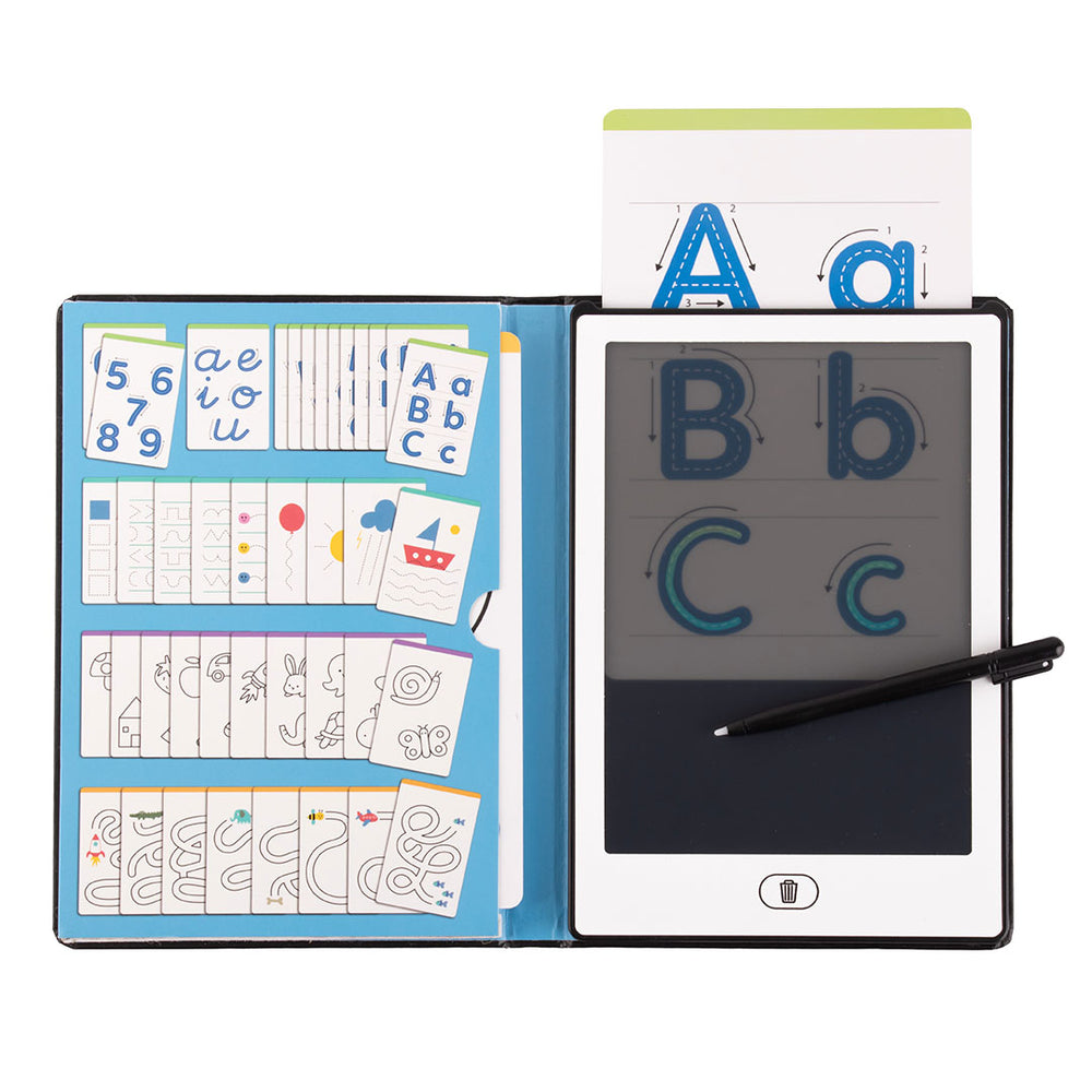 LCD-Tablet mit 40 Vorlagen zum Nachzeichnen