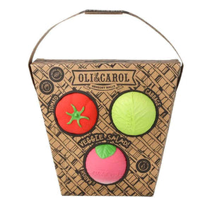 Piłki sensoryczne dla niemowląt Oli&Carol - Sałatka Jarzynowa