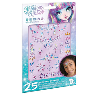 Kristall-Tattoos zum Aufkleben – Isadora, 25 Stück