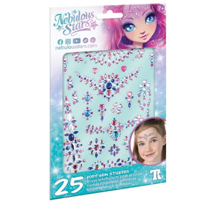 Kristall-Klebetattoos – Cristalia, 25 Stück