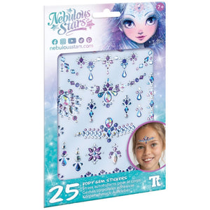 Kristall-Klebetattoos – Iceana, 25 Stück