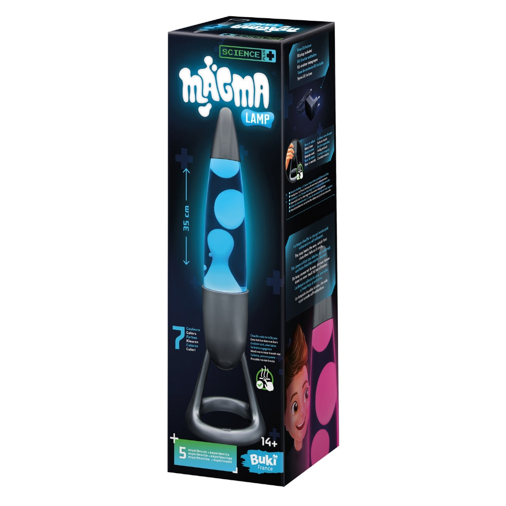 Sichere Magmalampe mit 7 Farben