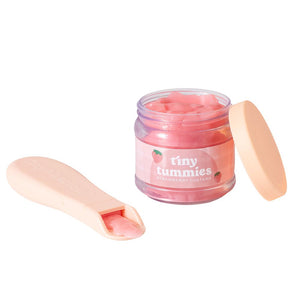 Magisches Glas von Tiny Tummies mit Löffel zum Füttern von Puppen – Erdbeere