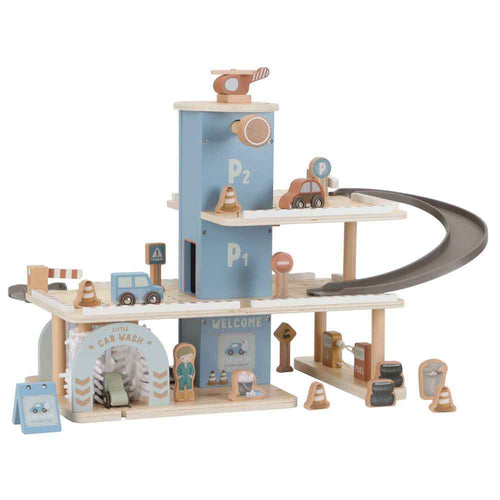 Drewniany garaż wielopoziomowy Little Dutch