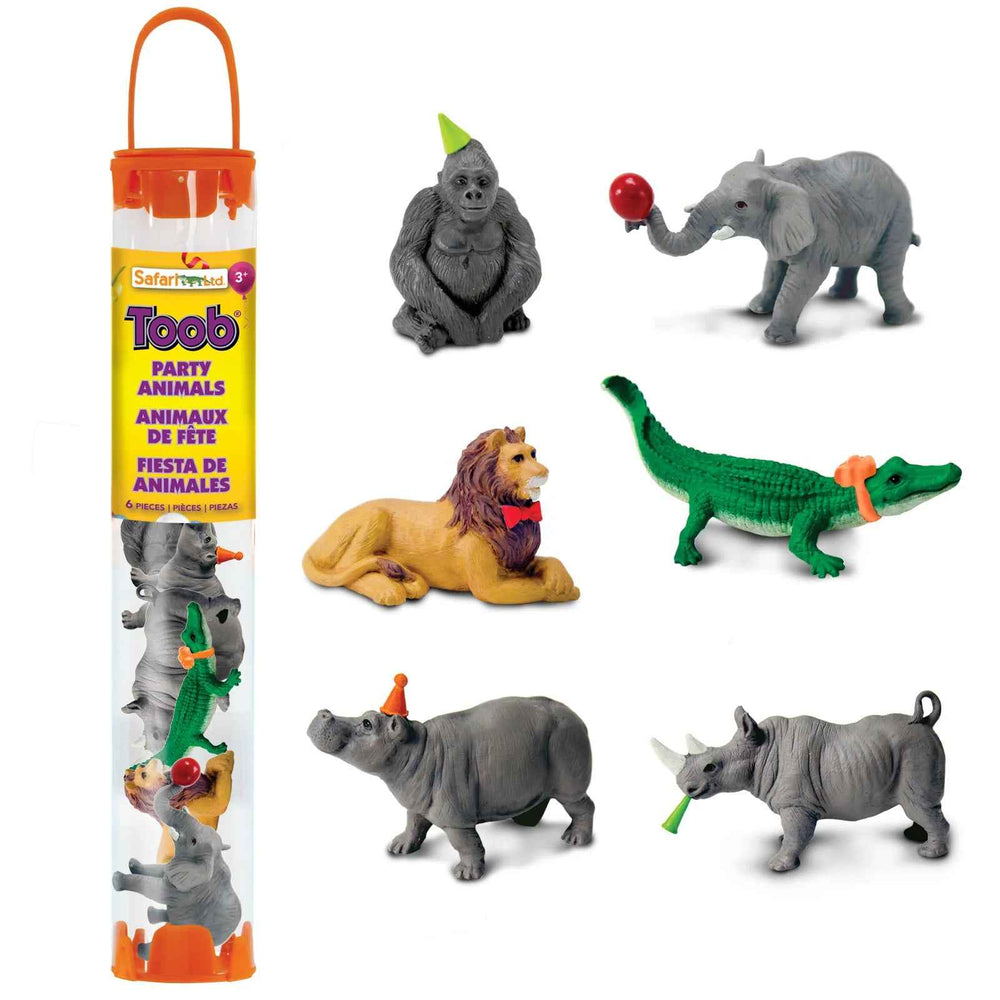 Zestaw Figurek w Tubie TOOB Safari Ltd. - Imprezowe Zwierzęta
