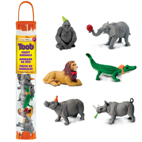 Zestaw Figurek w Tubie TOOB Safari Ltd. - Imprezowe Zwierzęta