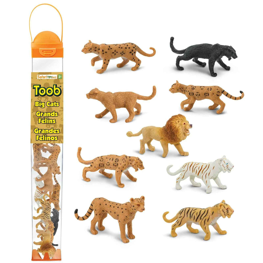 Zestaw Figurek w Tubie TOOB Safari Ltd. - Wielkie Koty