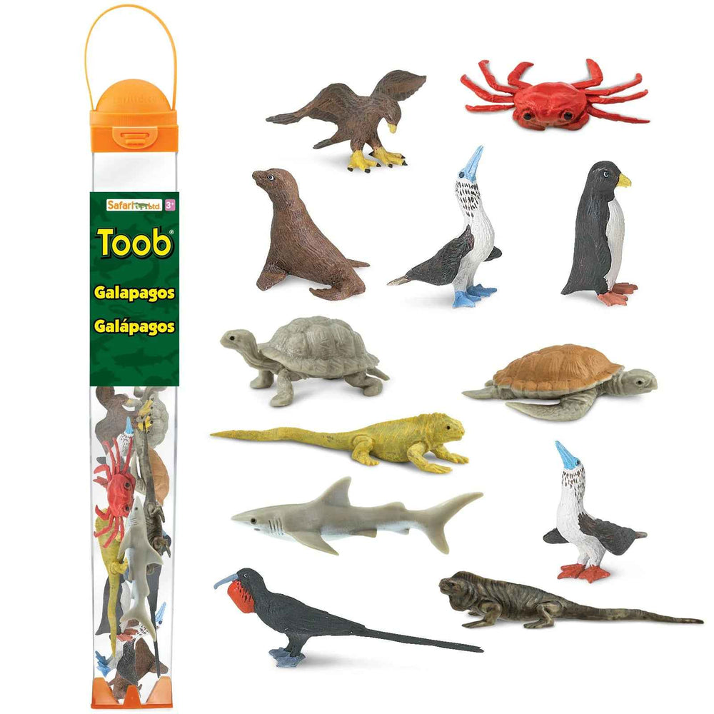 Zestaw Figurek w Tubie TOOB Safari Ltd. - Zwierzęta z Wysp Galapagos