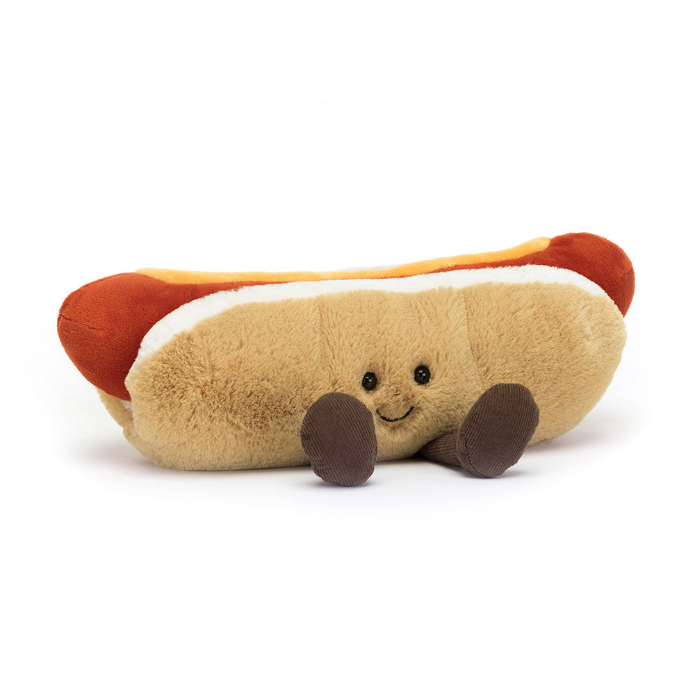Plüsch-Hotdog 25 cm