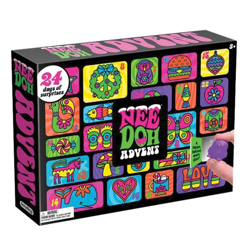 NeeDoh Adventskalender – Set mit 24 Knetfiguren