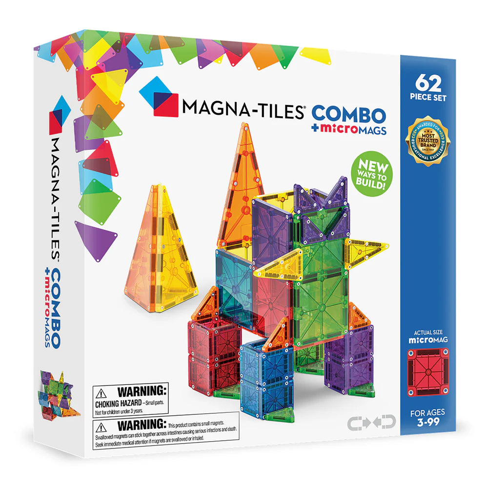 Magnetklötze – microMAGS Combo 62 Teile