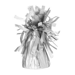 Ballongewichte, 4 Stück  - silberne Folie