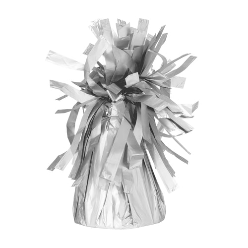 Ballongewichte, 4 Stück  - silberne Folie