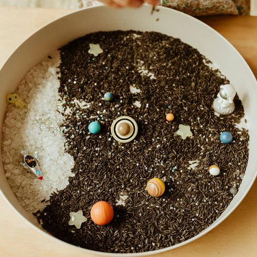 Sensorik-Set – Galaxie – Einsatz für die Sensorik-Schale Play Tray