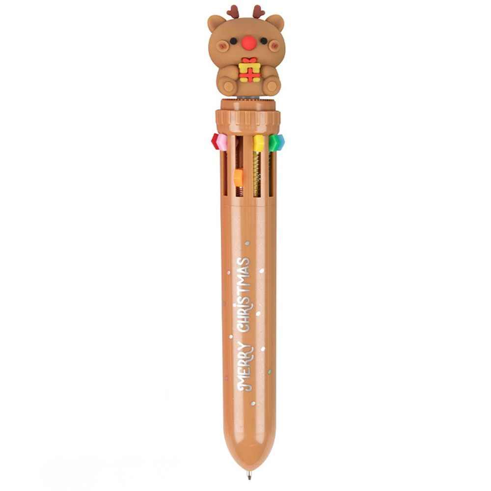 Świąteczny wielokolorowy długopis Apli Kids - Renifer