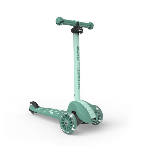 Dreirad-Kinderroller- Highwaykick 3S, Forest