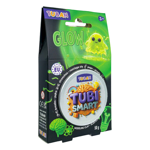 TUBI SMART Plastilin – Glow 50 g – Leuchtende Knetmasse