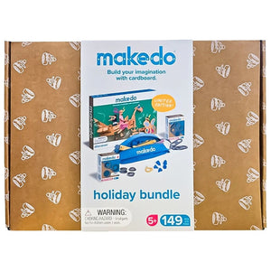 Holiday Bundle – DIY Werkzeugset aus Karton mit 149 Teilen für kreative Konstruktionen