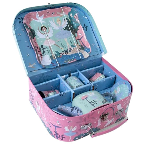 Teeset im Koffer  - Ballerinas 9-teilig