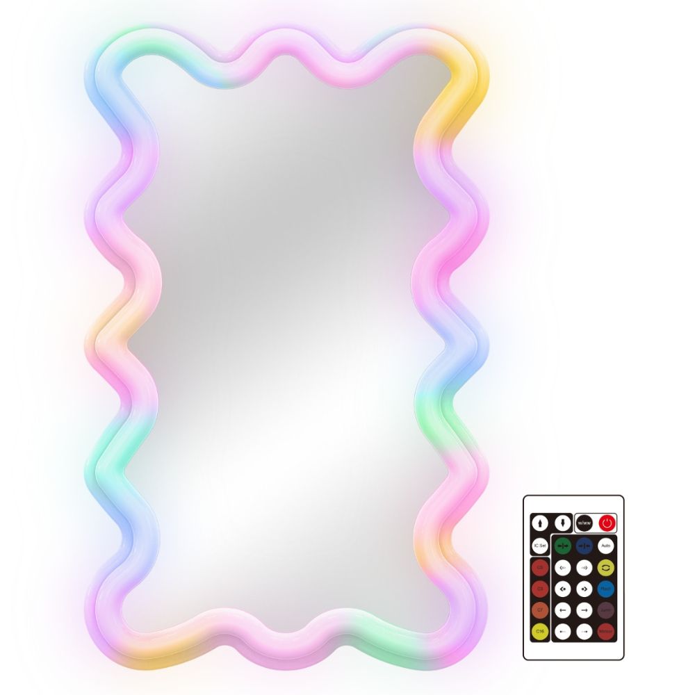 Leuchtender Spiegel, der im Rhythmus der Musik tanzt LED – klein