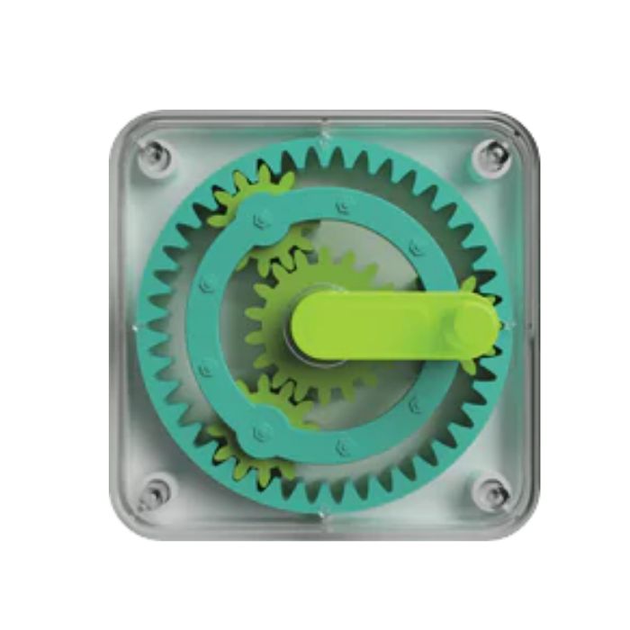 Sensorisches Quadrat PlayTab – Zahnräder