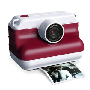 Digitalkamera mit Drucker – Rot