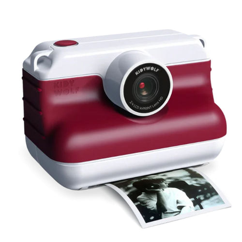 Digitalkamera mit Drucker – Rot