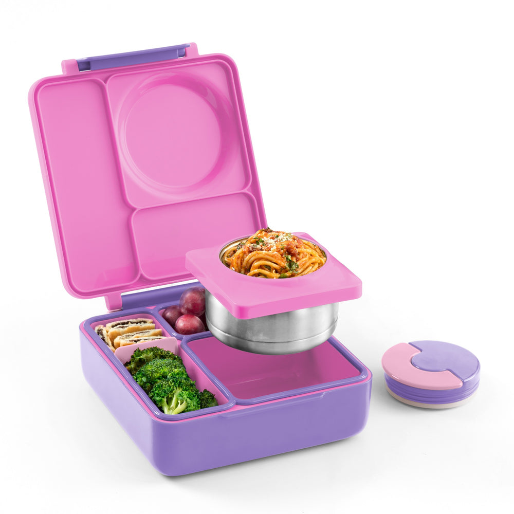 Lunchbox mit Thermoskanne OmieBox – Unicorn Pink
