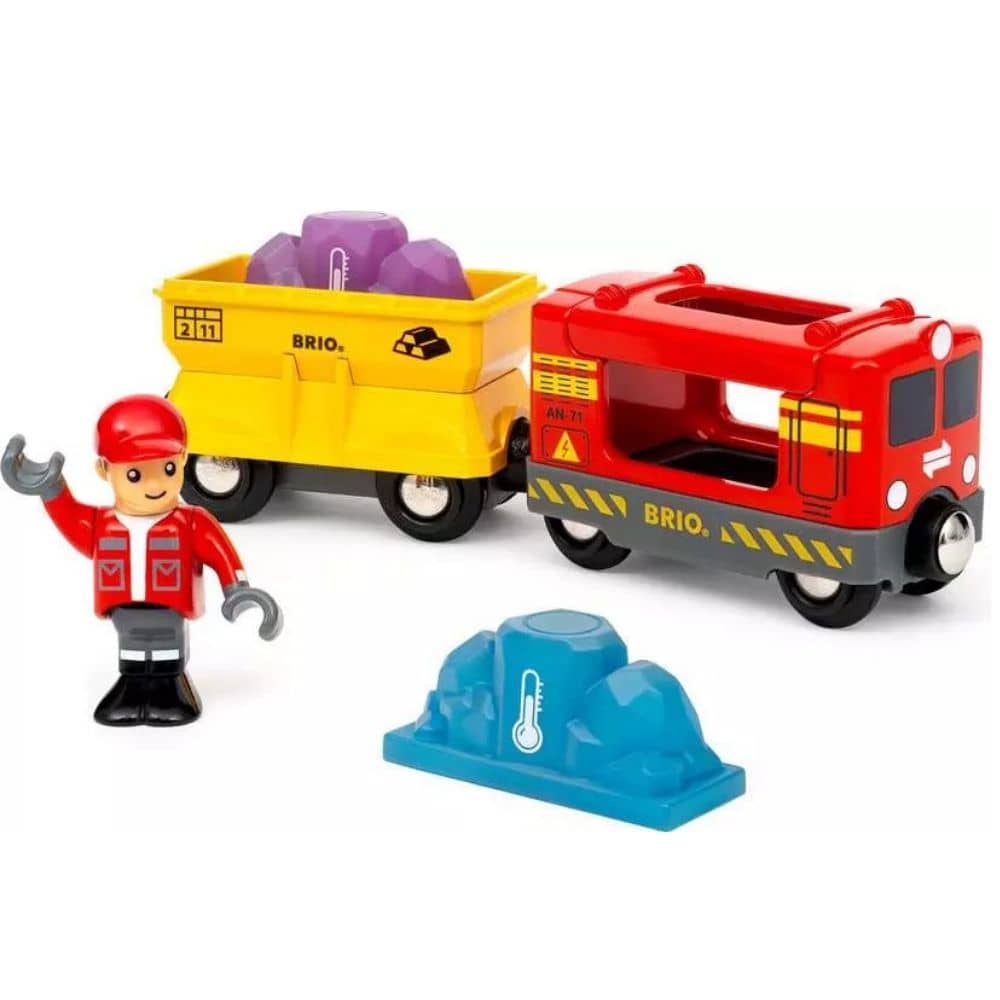 Zug mit farbwechselnden Steinen